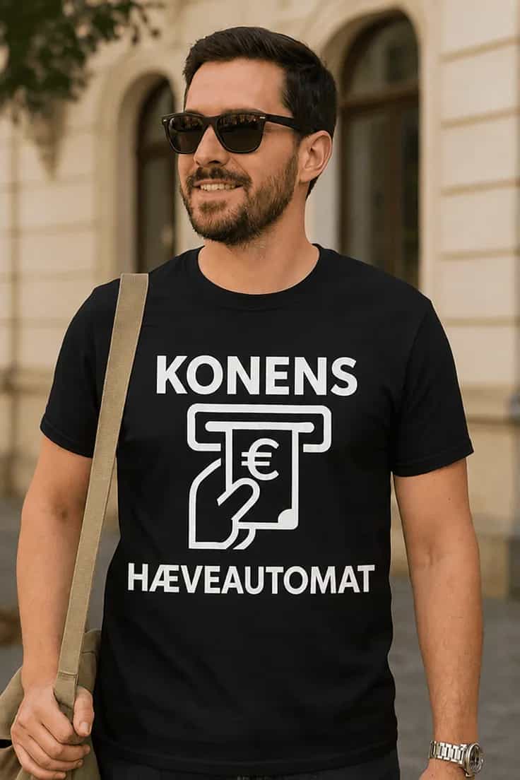 Sjov t-shirt Konens hæveautomat