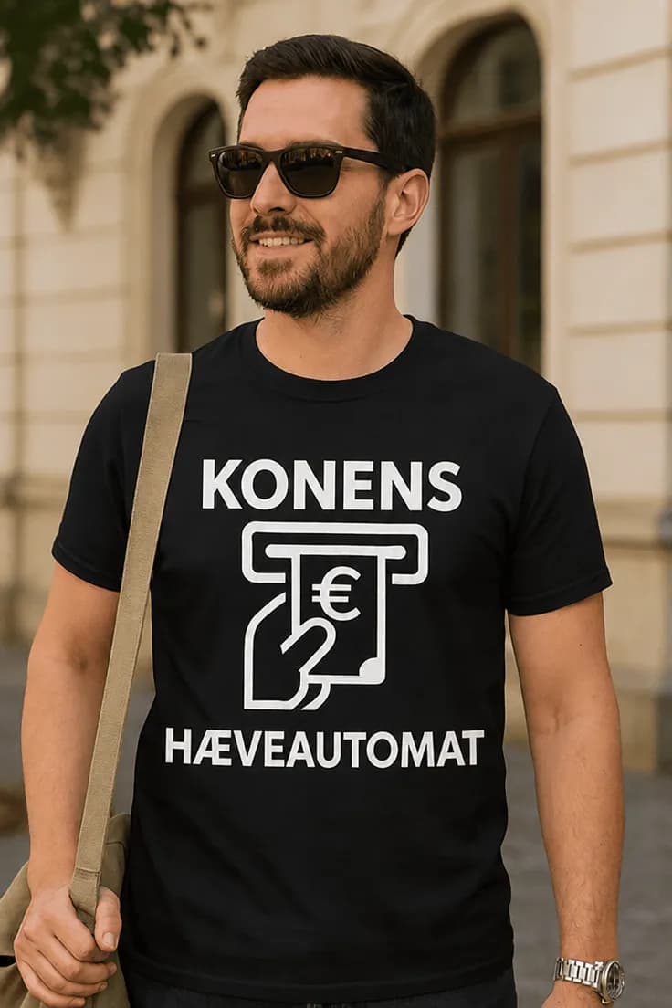 Sjov t-shirt Konens hæveautomat