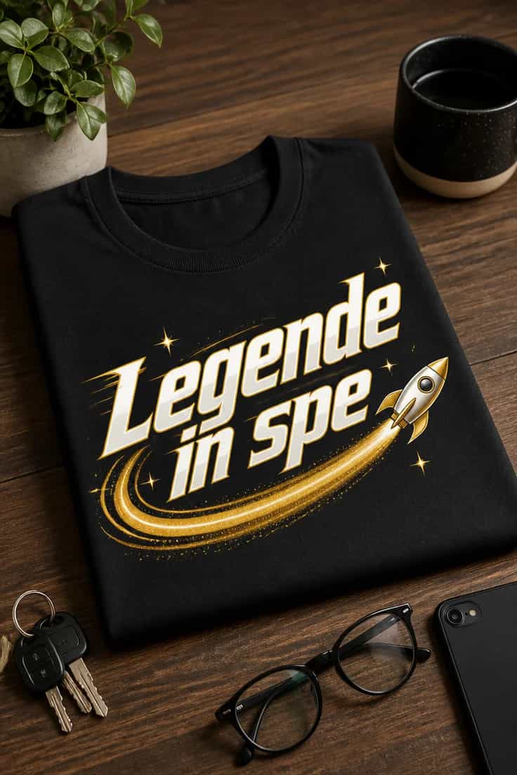 Sjov T-shirt med Legende in spe