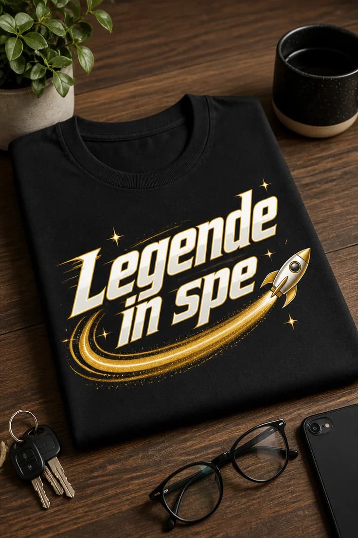 Sjov T-shirt med Legende in spe