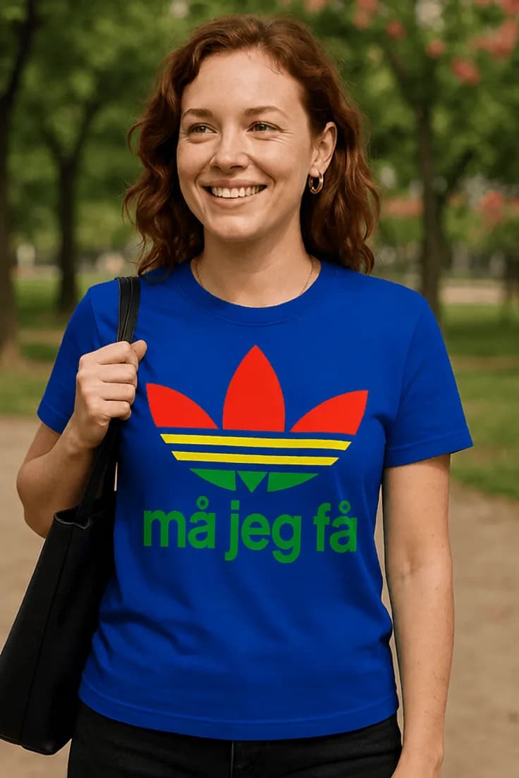 Sjov t-shirt Må jeg få rasta – må jeg få