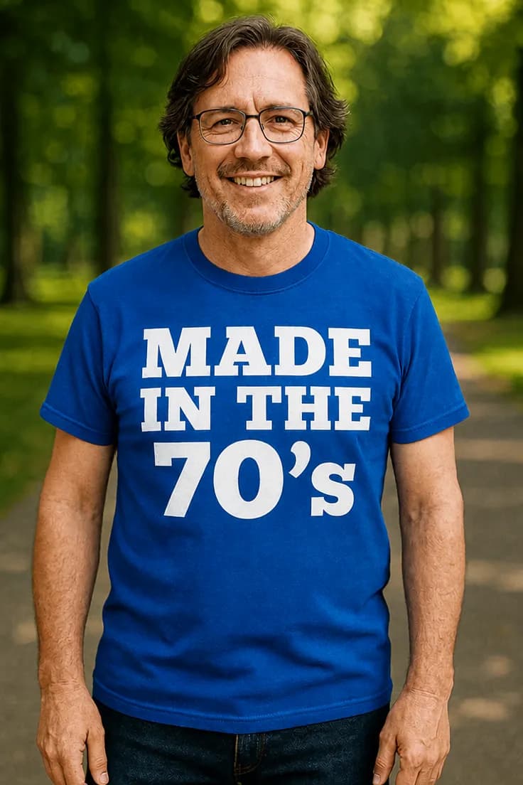Sjov t-shirt Made in the 70s