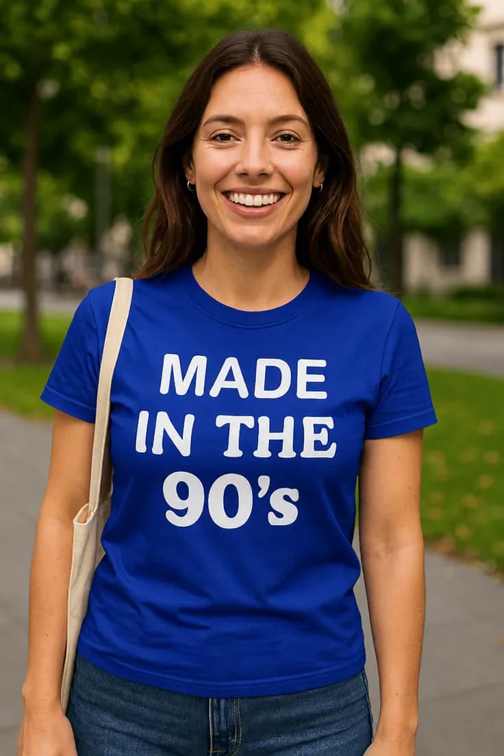 Sjov t-shirt Made in the 90s