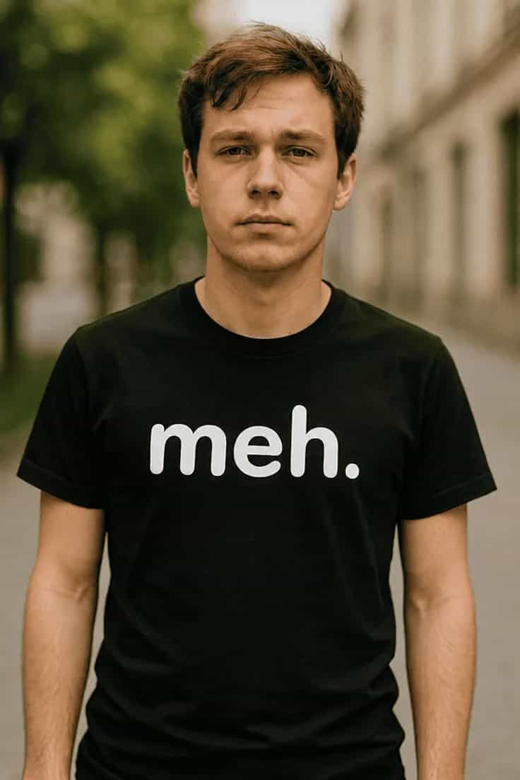 Sjov t-shirt Meh