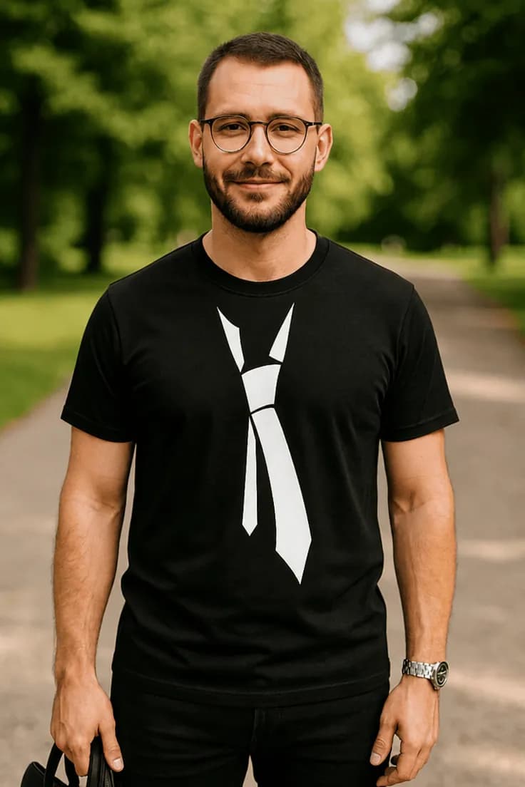 Sjov t-shirt Moderigtigt slips