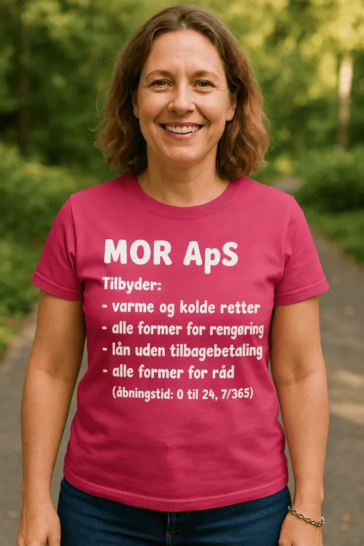 Sjov t-shirt Mor ApS til mors dag | MOR ApS