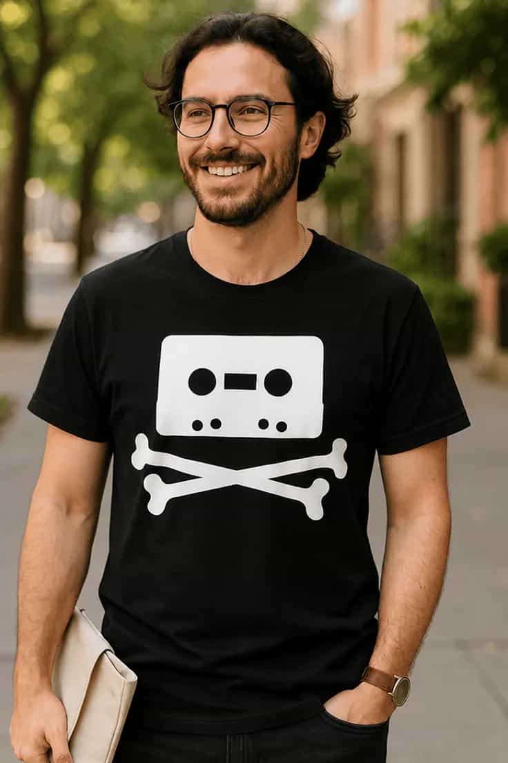 Sjov t-shirt Pirat for evigt