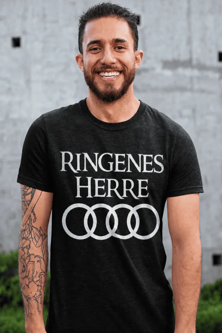 Sjov t-shirt Ringenes herre – RINGENES HERRE