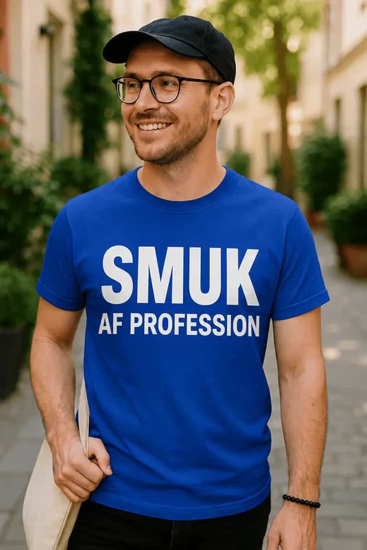 Sjov t-shirt Smuk af profession