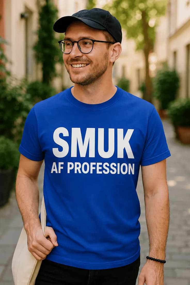 Sjov t-shirt Smuk af profession