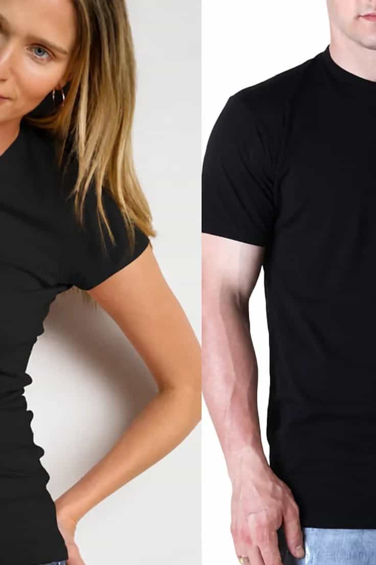 Sjov t-shirt uden tekst | Gaveidé med grin