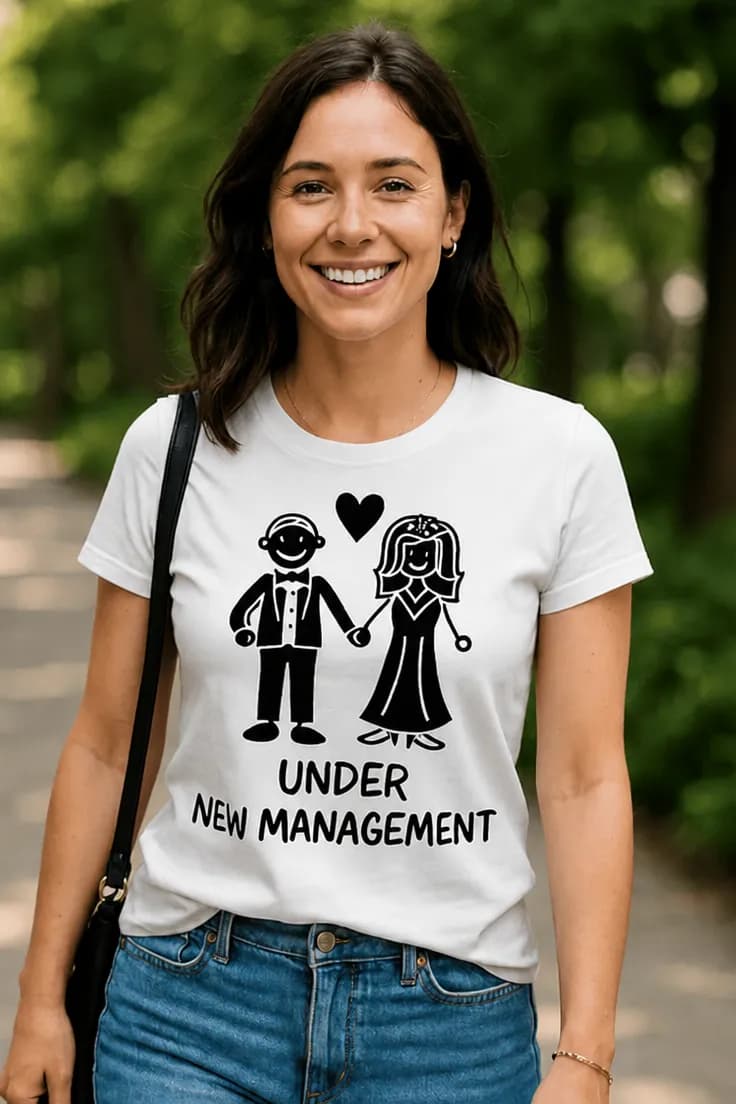 Sjov t-shirt under ny ledelse - 25 UNDER NEW MANAGEMENT