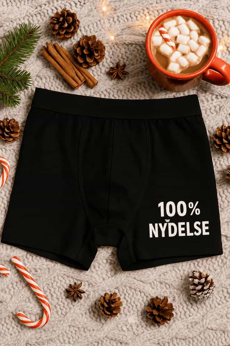Sjove boksershorts 100 procent nydelse