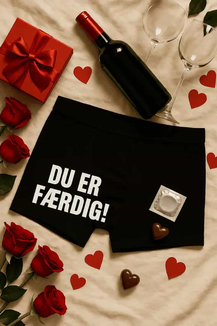 Sjove boksershorts DU ER FÆRDIG!