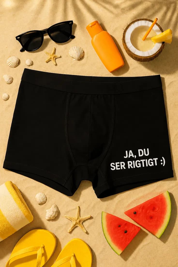 Sjove boksershorts du ser rigtigt – JA, DU SER RIGTIGT :)
