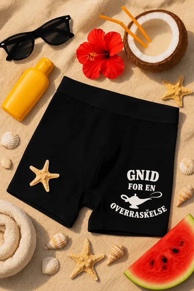 Sjove boksershorts GNID FOR EN OVERRASKELSE