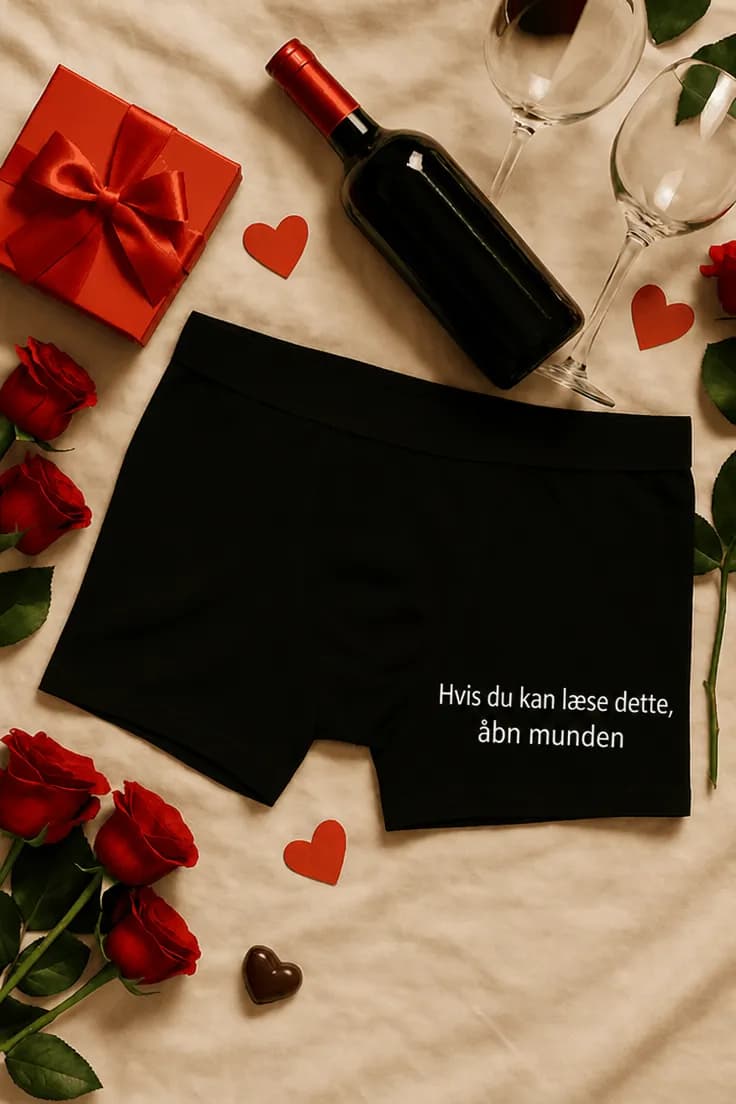 Sjove boksershorts Hvis du kan læse