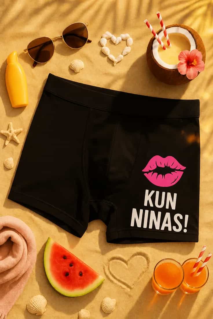 Sjove boksershorts Kun for dig med navn KUN NINAS!