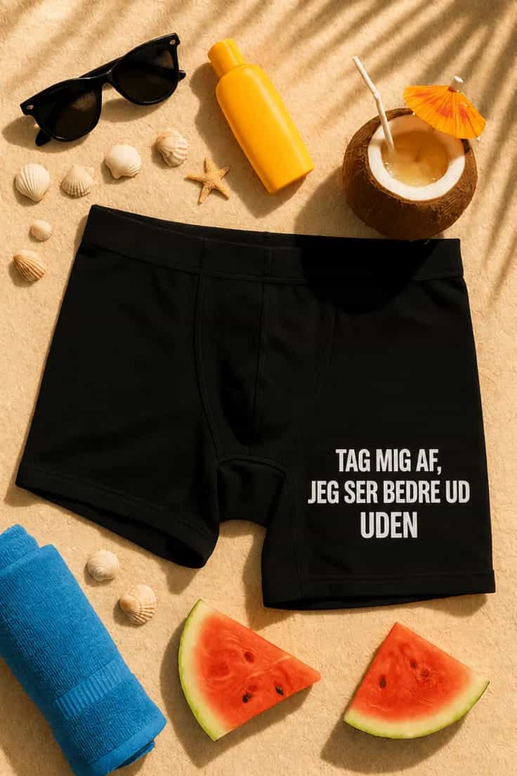 Sjove boksershorts tag mig af - TAG MIG AF,