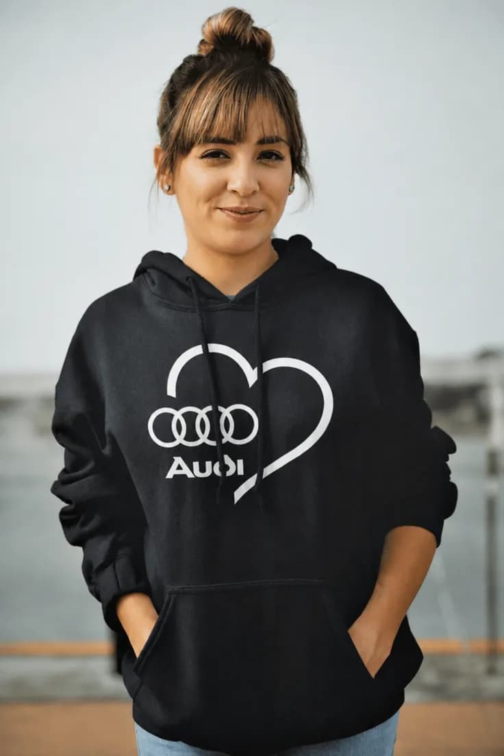 Sweater Jeg elsker mit bilmærke – bilmærke efter ønske