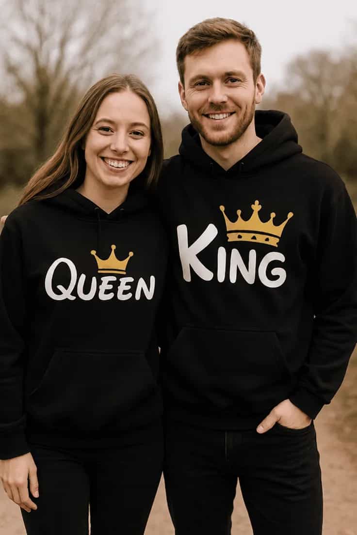 Sweater king queen sæt – QUEEN KING