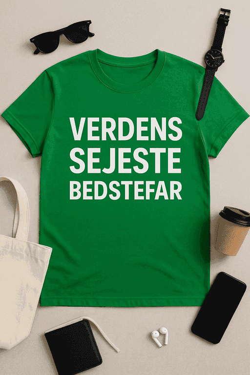 Verdens Sejeste Bedstefar T-shirt