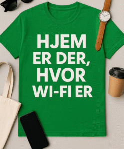 Hjem er der, hvor Wi-Fi er T-shirt