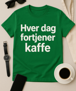Hver dag fortjener kaffe T-shirt
