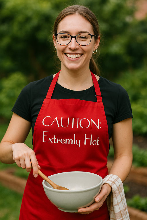 CAUTION: Extremly Hot - Forklæde