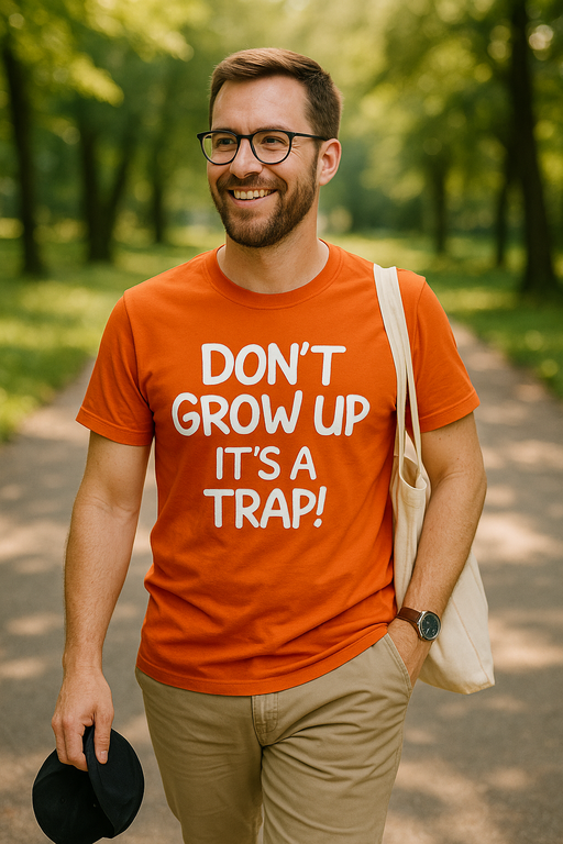 DON'T GROW UP IT'S A TRAP! - T-shirt