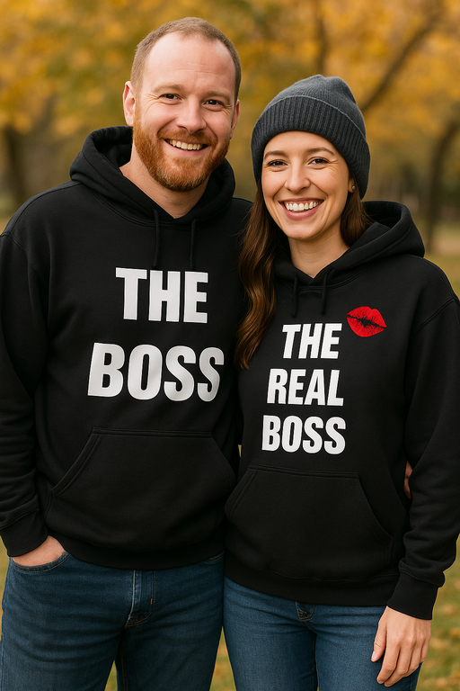 THE BOSS - THE REAL BOSS - Hættetrøjer (sæt)