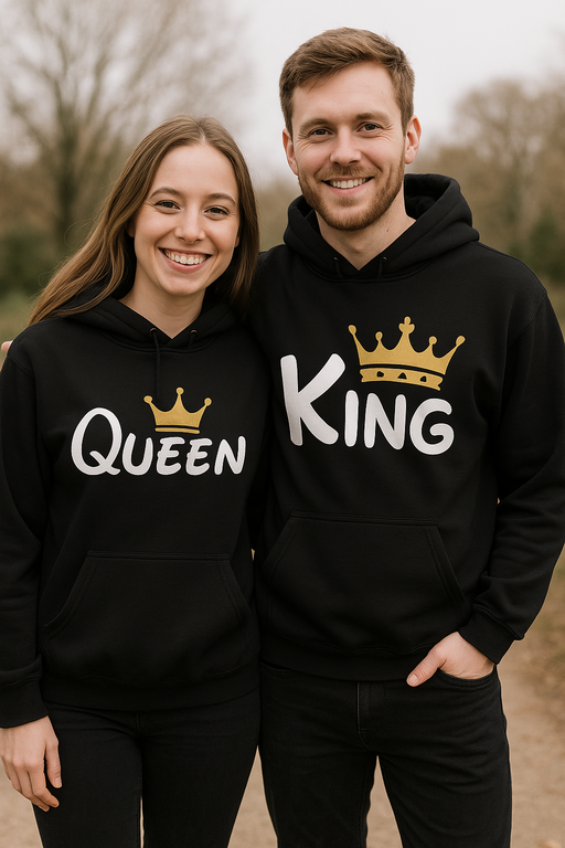 King Queen (sæt i to farver) - Hættetrøje