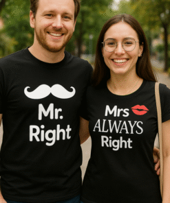 Mr. Right / Mrs ALWAYS Right - T-shirt