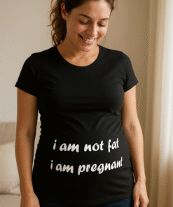 I am not fat I am pregnant - T-shirt