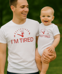 I'M TIRED / I'M NOT TIRED - Bodystocking + T-shirt