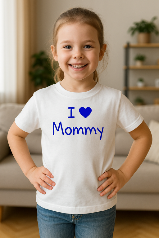 I ♥ Mommy - T-shirt til børn