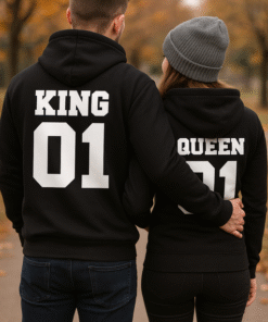 KING 01 | QUEEN 01 - Hættetrøje (sæt)