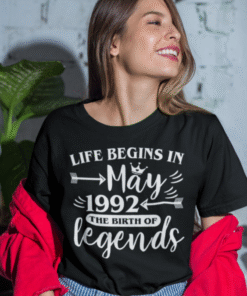 Life Begins In May 1992 - T-shirt