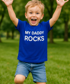 MY DADDY ROCKS - Børne T-shirt