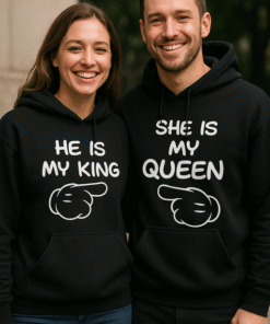 My King and Queen - Hættetrøje (sæt)