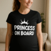 PRINCESS ON BOARD - T-shirt til gravide