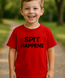 SPIT HAPPENS - Børne T-shirt