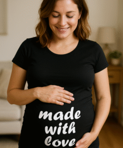 made with love - T-shirt til gravide