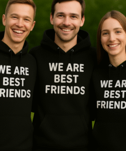 WE ARE BEST FRIENDS - Hættetrøjer (sæt af 3)