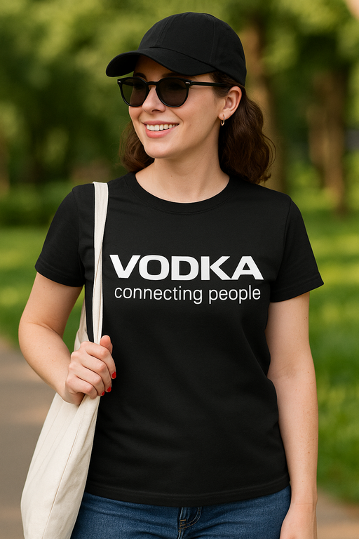 Vodka connecting people - T-shirt