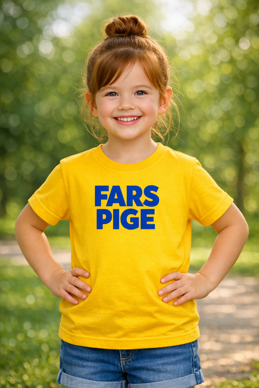 Sjov børne-t-shirt: Fars pige