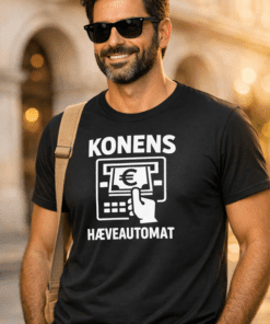 Sjov t-shirt: KONENS HÆVEAUTOMAT
