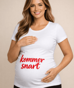 Graviditets-t-shirt – kommer snart
