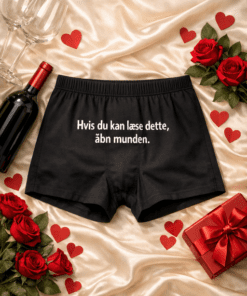 Herreboxershorts – Hvis du kan læse dette, åbn munden