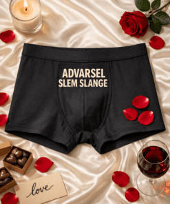 Herre boksershorts – ADVARSEL SLEM SLANGE